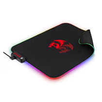 Redragon P026 Pluto RGB Led Large Soft Matt Non-Slip Base Gaming Mouse Pad (Black)